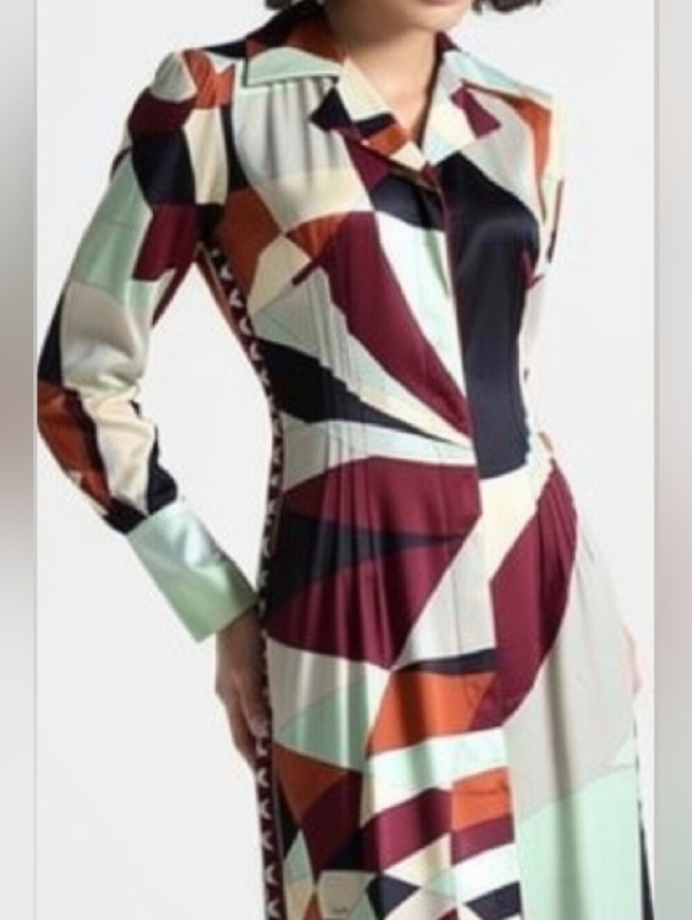 Vintage Emilio Pucci AW 2004/2005 Silk Shirt Dress (Christian Lacroix Era)